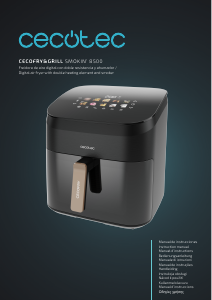 Bedienungsanleitung Cecotec Cecofry&Grill Smokin 8500 Fritteuse