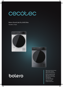 Kullanım kılavuzu Cecotec Bolero DressCode Dry 8400 Max Kurutma makinesi