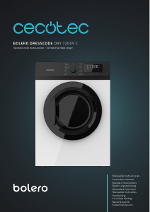 Manuale Cecotec Bolero DressCode Dry 7200V C Asciugatrice