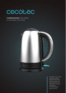 Manuale Cecotec Thermosense 200 Steel Bollitore