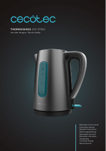 Manuale Cecotec Thermosense 210 Steel Bollitore