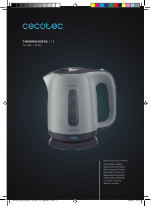 Bedienungsanleitung Cecotec ThermoSense 120 M Wasserkocher