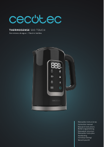 Manuale Cecotec Thermosense 500 Touch Bollitore