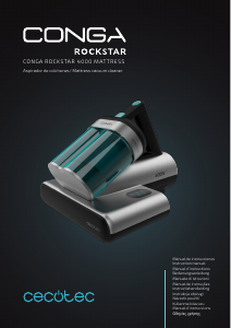 Manuale Cecotec Conga Rockstar 4000 Pulitore per materassi