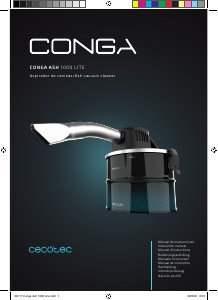 Manual Cecotec Conga Ash 1000 Lite Aspirador