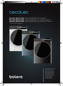 Manuál Cecotec Bolero DressCode 10900 Inverter FullColor A Pračka