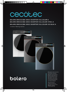 Manuale Cecotec Bolero DressCode 8900 Inverter FullColor Ice Blue A Lavatrice