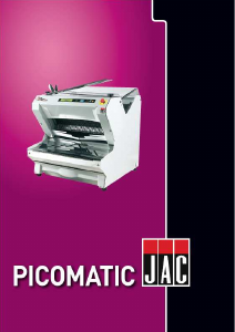 Mode d’emploi JAC Picomatic Machine à couper le pain