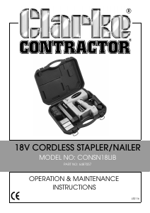 Manual Clarke CONSN 18LIB Nail Gun