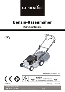 Bedienungsanleitung Gardenline GLR 2 Rasenmäher