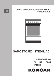 Priručnik Končar SP5004PBHOV Raspon