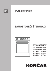 Priručnik Končar ST5013PBHOV Raspon