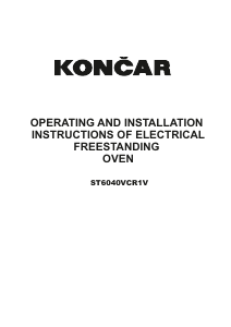 Priručnik Končar ST6040VCR1V Raspon