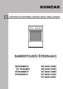 Priručnik Končar ST5040BR1V Raspon