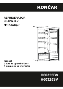 Прирачник Končar H60325SV Фрижидер