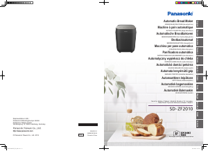 Manuale Panasonic SD-ZF2010KXF Macchina per il pane