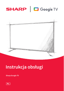 Instrukcja Sharp 55GL4160E Telewizor LED
