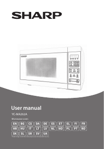 Manual Sharp YC-MA262AE-B Micro-onda