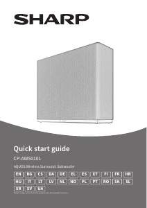 Manuale Sharp CP-AWS0101 Altoparlante