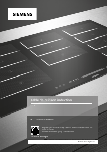 Mode d’emploi Siemens EX375FXB1H Table de cuisson