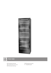 Bruksanvisning Vestfrost FZ 419 W Vinkyl