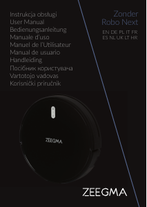 Manual de uso Zeegma Zonder Robo Next Aspirador