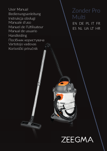 Manual de uso Zeegma Zonder Pro Multi Aspirador