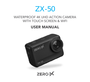 Handleiding Zero-X ZX-50 Actiecamera