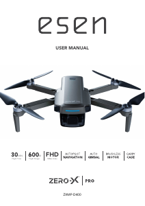Handleiding Zero-X ZXMP-D400 Esen Drone