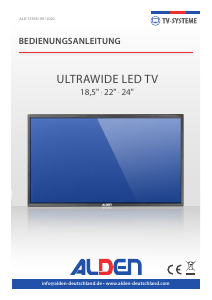 Bedienungsanleitung Alden ALD-15109 LED fernseher