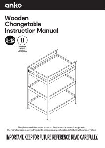 Handleiding Anko 43223916 Commode