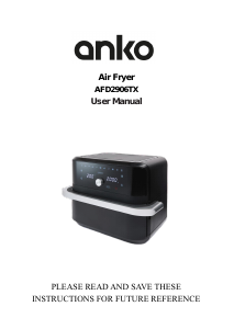 Handleiding Anko AFD2906TX Friteuse