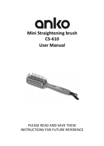 Manual Anko CS-610 Hair Styler