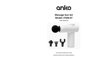 Manual Anko ITGM-07 Massage Device