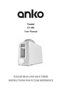 Handleiding Anko KY-895 Broodrooster