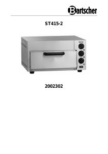 Handleiding Bartscher ST 415-2 Pizza Oven