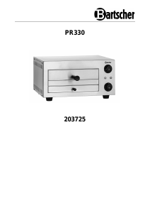Handleiding Bartscher PR330 Pizza Oven