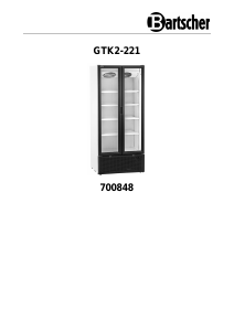 Handleiding Bartscher GTK2-221 Koelkast