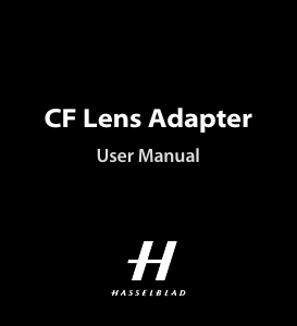 Handleiding Hasselblad CF Lensadapter