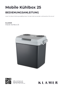Handleiding Klamer 25 Koelbox