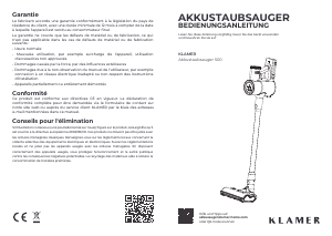 Handleiding Klamer 500 Stofzuiger