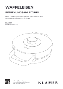 Mode d’emploi Klamer 1000 Gaufrier