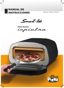 Manual de uso Smart-Tek Milano E.MAX1 Horno para pizza
