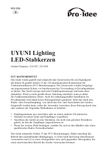 Bedienungsanleitung Uyuni 232-058 LED kerze