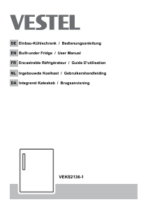 Brugsanvisning Vestel VEKS2136-1 Køleskab