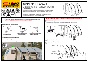 Käyttöohje Reimo Rimini Air II Markiisi