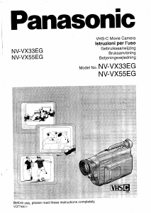 Brugsanvisning Panasonic NV-VX33EG Videokamera
