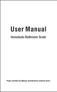 Mode d’emploi Homebuds HB905 Pèse-personne