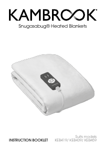 Handleiding Kambrook KEB439WHT Snugasabug Elektrische deken