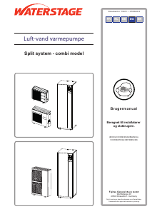 Brugsanvisning Fujitsu Waterstage Comfort 5 Varmepumpe